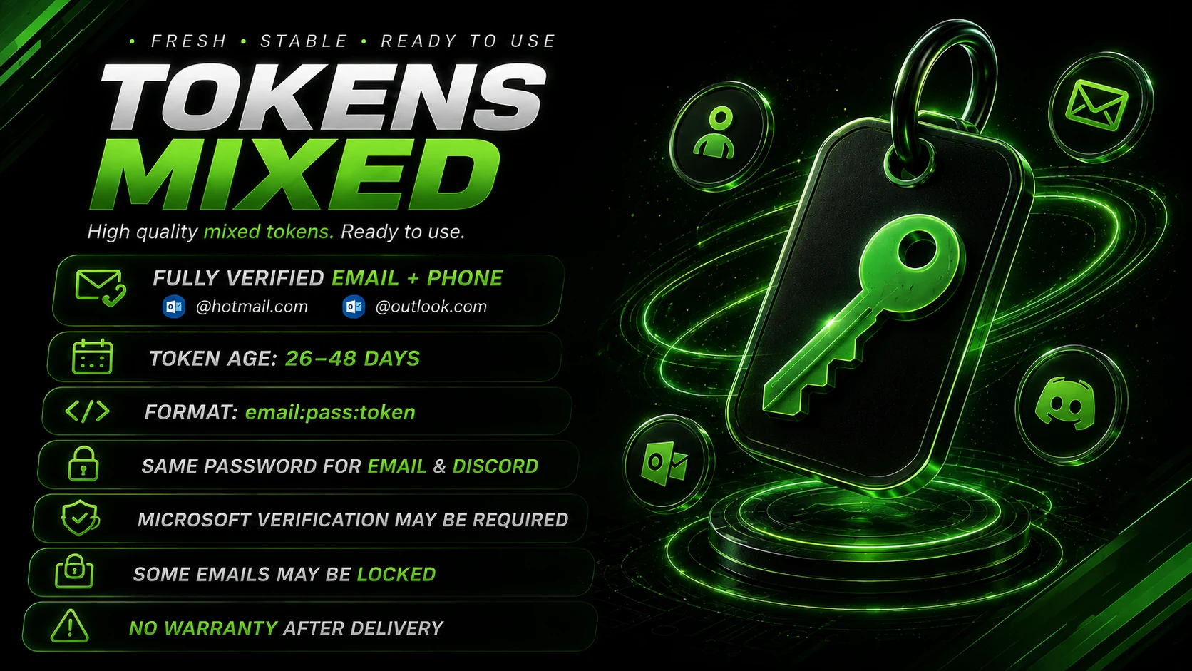 Tokens Mixed